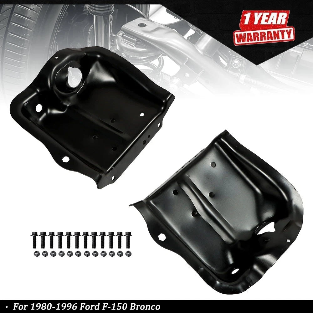 Set of 2 Front Coil Spring Tower Shock Mounts for Ford F-150 Bronco