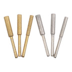 6 Pieces Diamond Grinding Burr Set for Electric Saw Chain Grinder (4mm, 48mm, 55mm)