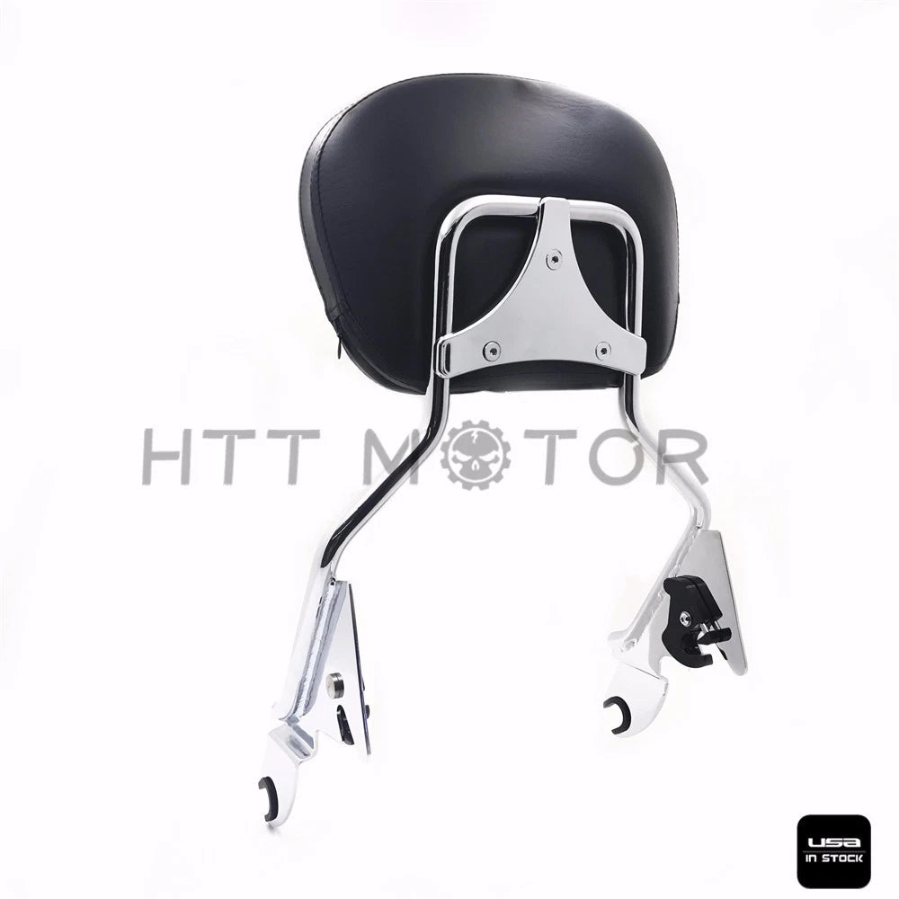 Detachable Backrest Sissy Bar for Harley Touring Street Glide Road King (2009–2020)