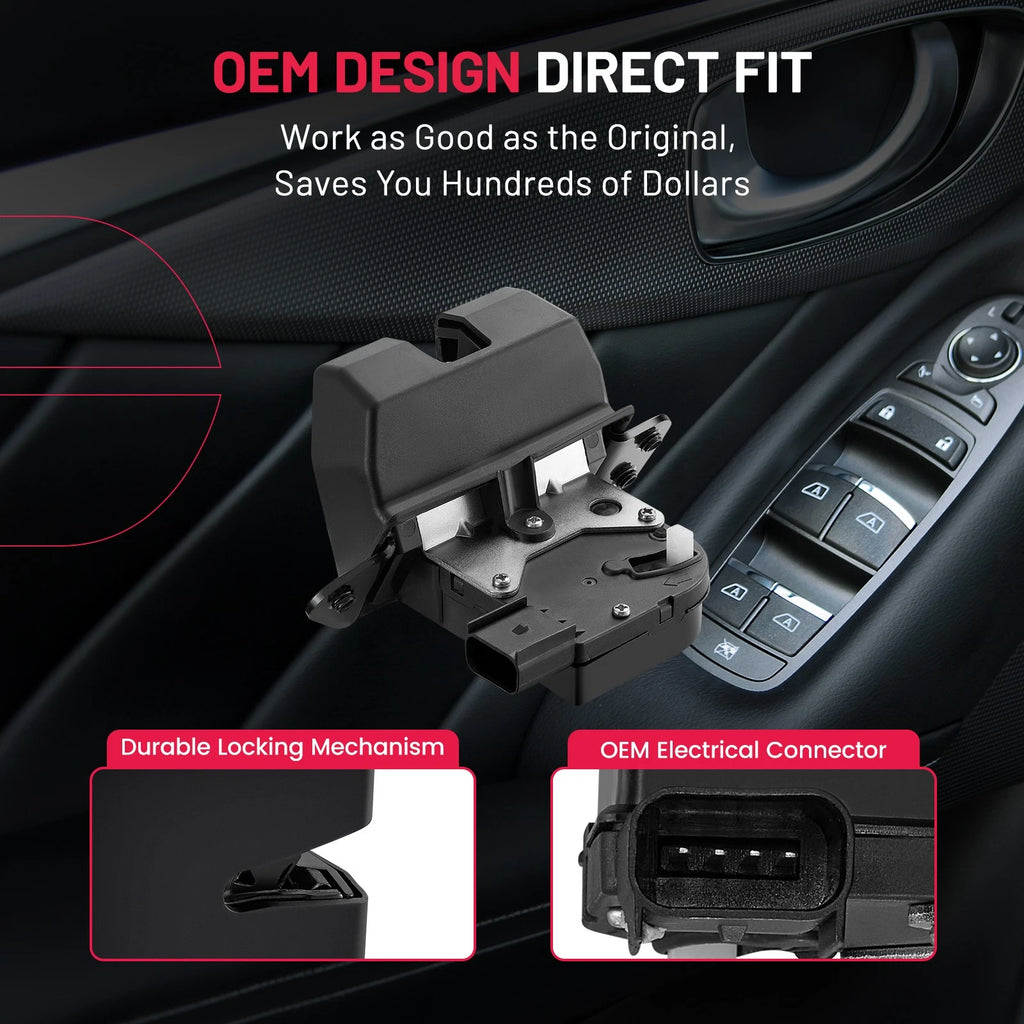 Rear Trunk Lock Actuator for Hyundai Santa Fe XL (2013–2019) Kia Sedona (2016–2021)