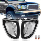 2PC Side Marker Corner Parking Lights Chrome for Toyota Tacoma (2001–2004)