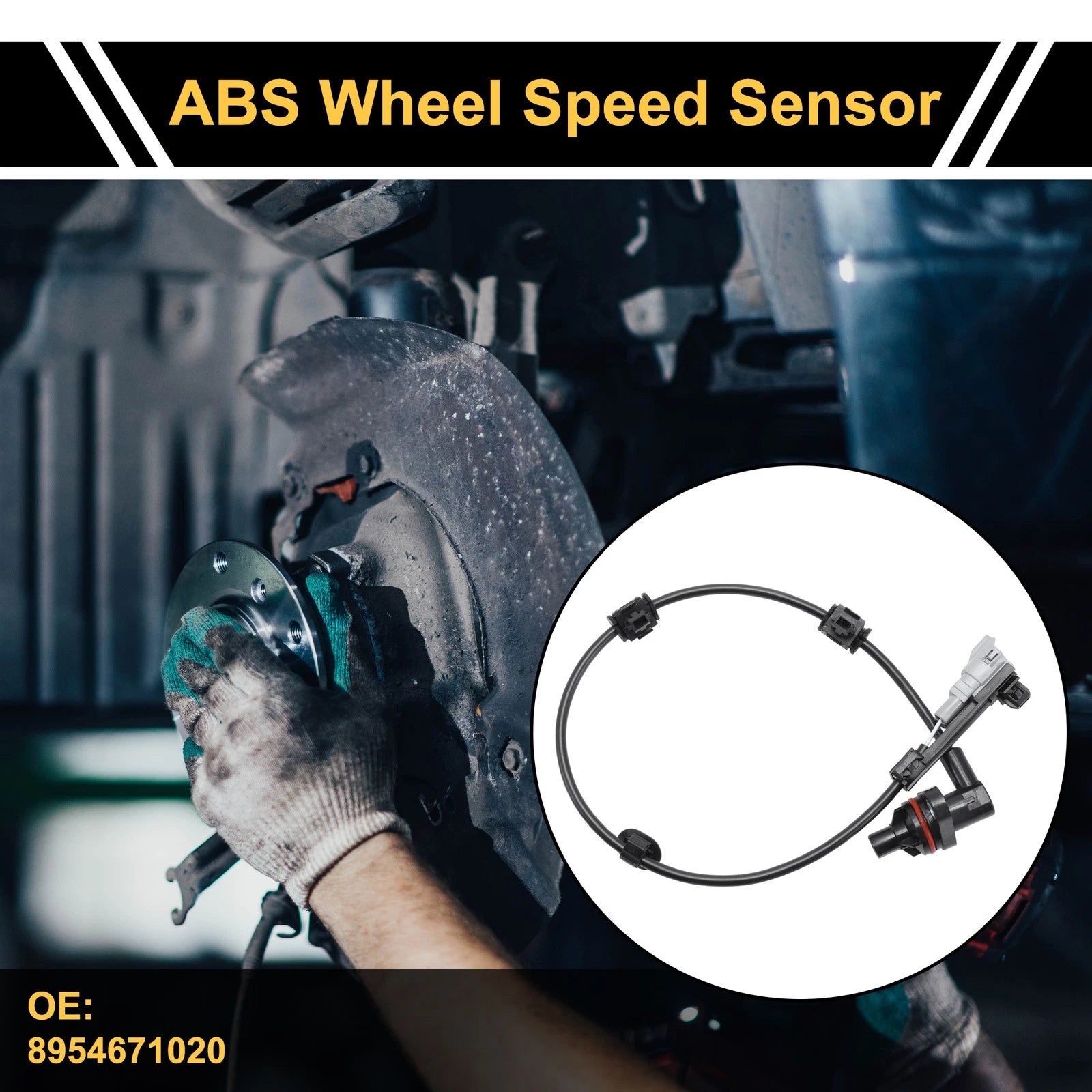 ABS Wheel Speed Sensor No. 8954671020 for Toyota Hilux (2011–2015) Rear Left