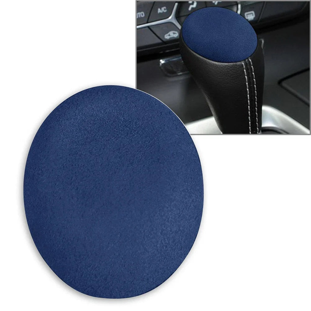 Suede Gear Shift Knob Cover for Chevrolet Corvette C7 (2014-2019) Blue