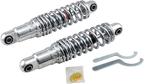 Premium Ride-Height Adjustable Chrome Shocks for Drag Specialties