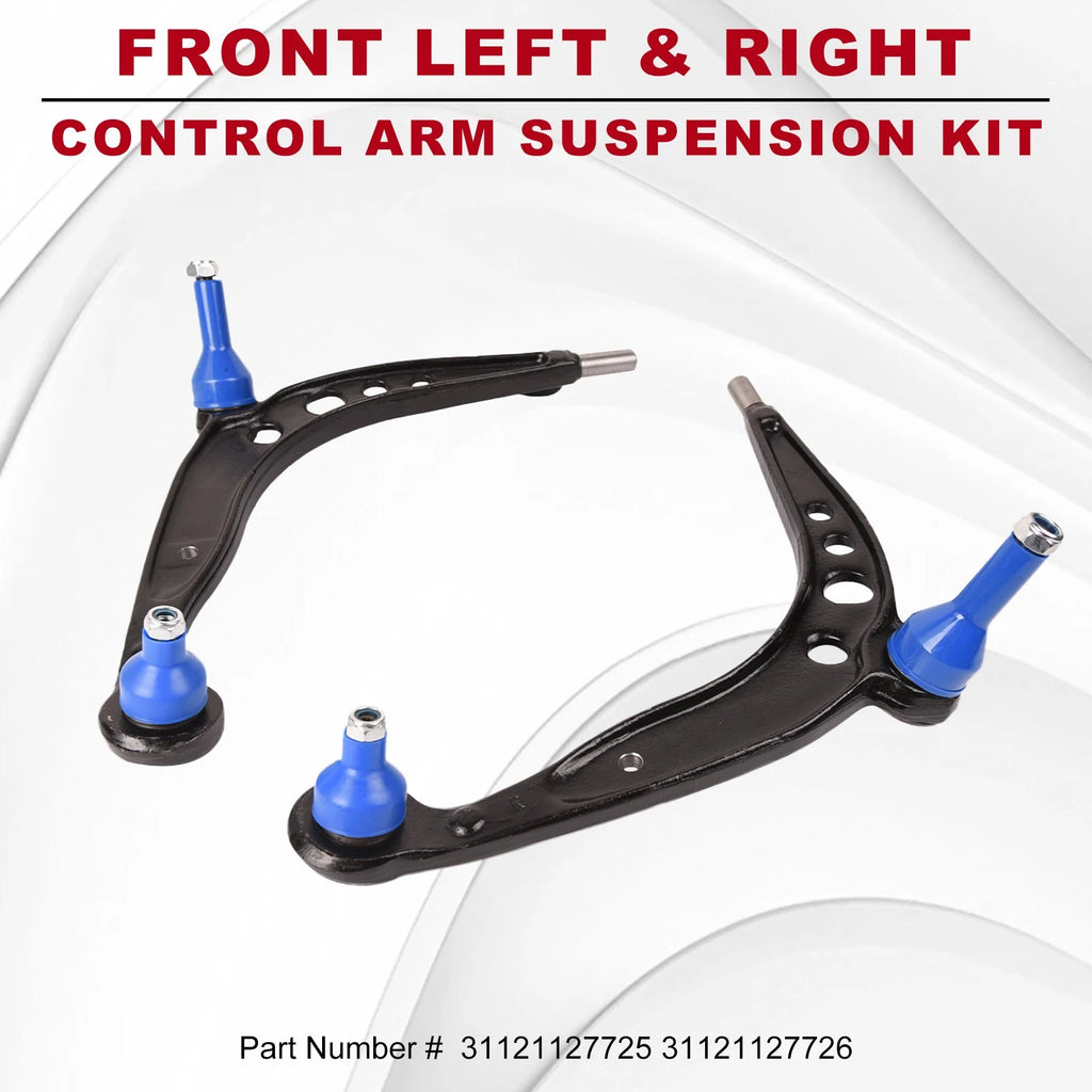 2X Front Lower Control Arms with Ball Joints for BMW 318i 325i (1984–1993)