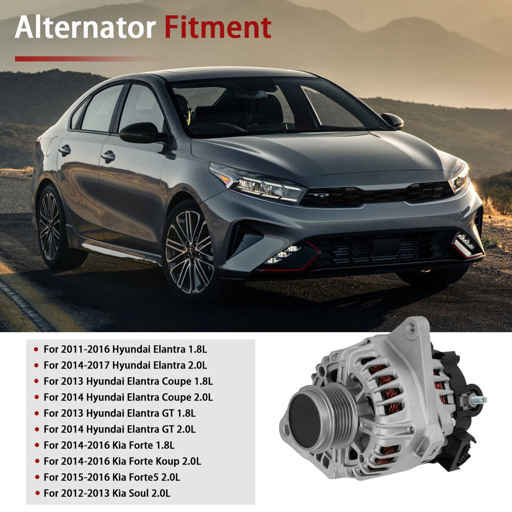 Alternator for Hyundai Elantra GT (2013-2014)