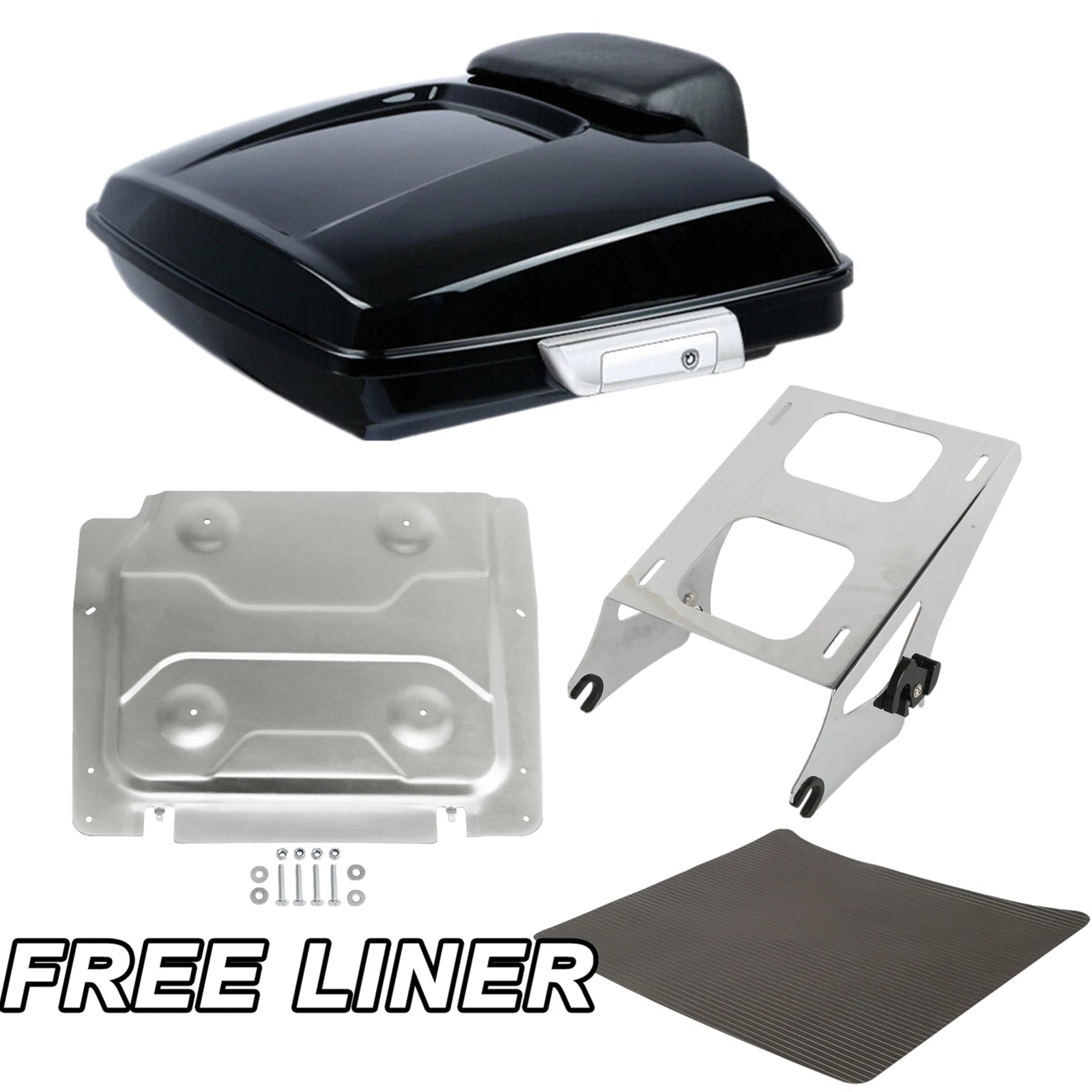 Razor Trunk Pad Mount Rack Base Plate for Harley Touring FLHT FLHX (2014–2026)