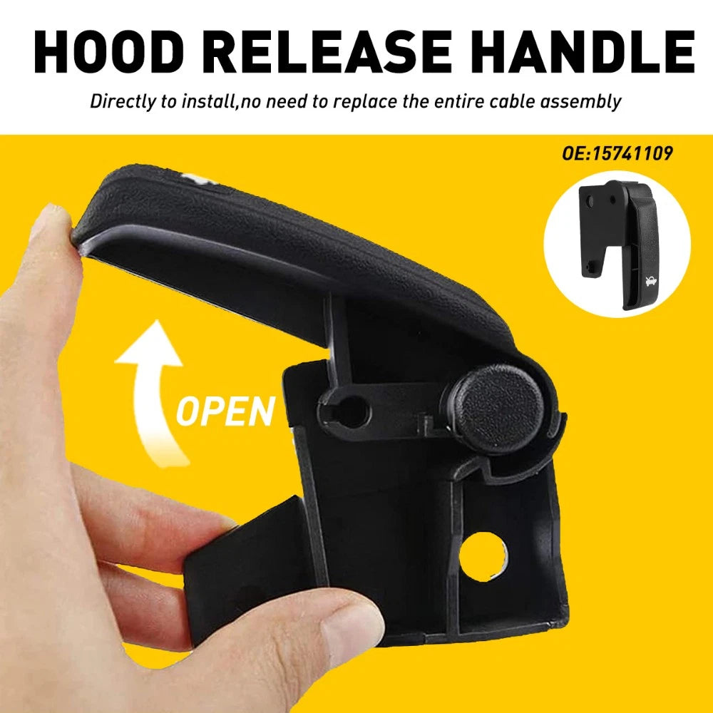 Hood Release Latch Handle for Chevy GMC Silverado Tahoe Yukon (1999â2007)