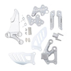 Driver Rider Footpegs Footrests Bracket for Suzuki GSXR600 GSXR750 (2006–2010)