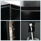 60" x 18" Black Steel Tool Box for Pickup Truck (Fits Most Models)