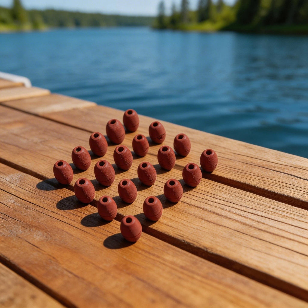 20X PVC Perforated Float Balls for Deep Water Fishing Net