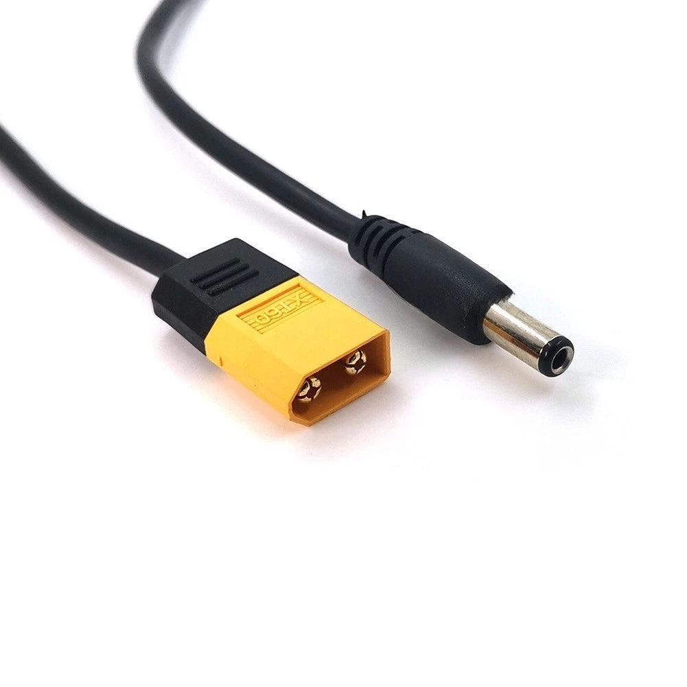 XT60 to DC5525 5521 Adapter Cable for T12 TS101 Soldering Iron (0.5M)