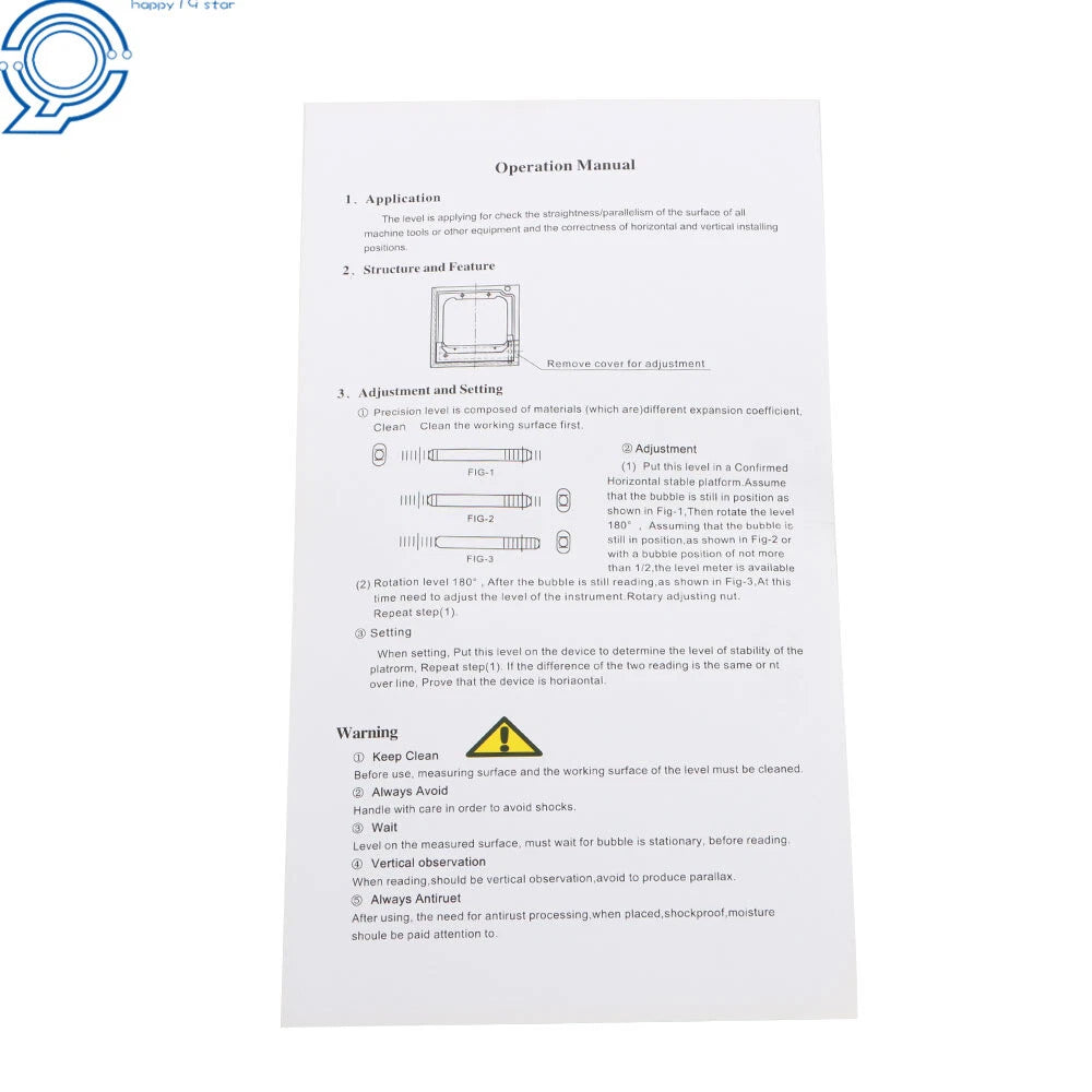8" Precision Frame Spirit Level for Various Models