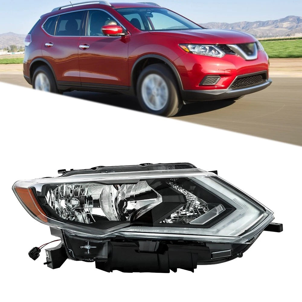Right Side Headlight Assembly for Nissan Rogue (2017–2019)