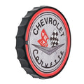 Chevrolet Bottle Cap Shaped Neon LED Wall Decor