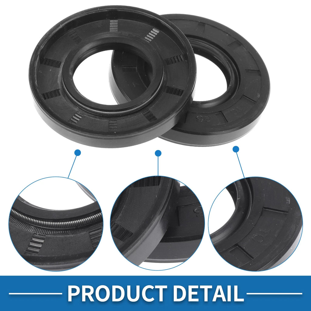 Set of 5 Oil Seal Rotary Shaft Seal Nitrile Rubber 25x50x7mm