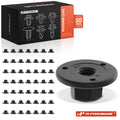 50x Nylon Hex Head Retainer Clips for BMW 