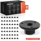 50x Nylon Hex Head Retainer Clips for BMW 