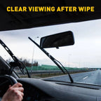 Set of 4 Rubber Frameless Windshield Wiper Blade Refills 28in