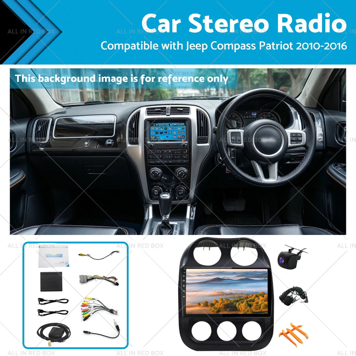 Car Stereo Radio for Jeep Compass Patriot (2013–2023) - Apple Carplay, Android