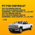 Front Bumper License Plate Holder for Chevrolet Silverado 2500 (2015–2019)