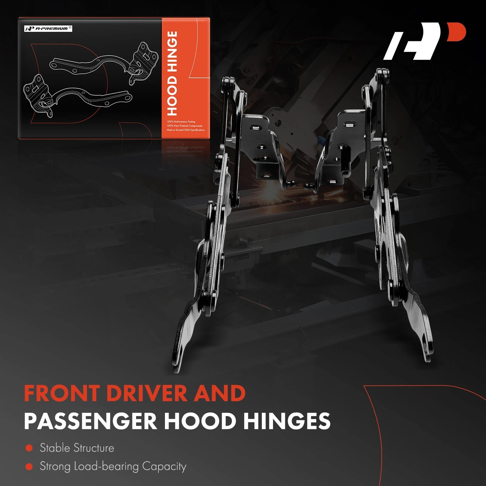 2Pcs Hood Hinge for BMW X5 E70 (2007-2013) & X6 E71 E72 (2008-2014)