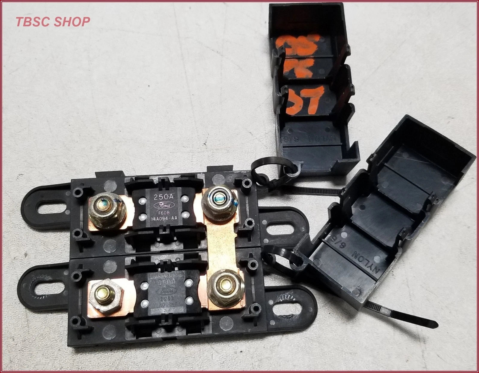 Set of 2 Battery Fuse Relay 250 Amp 450 Amp for Jaguar S-Type (2005–2008)