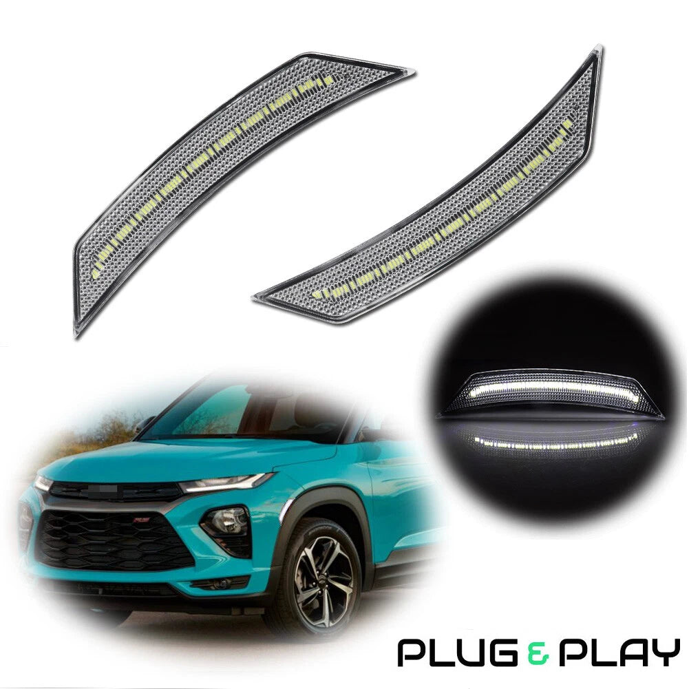 LED Front Side Marker Reflector Lights for Chevy Trailblazer (2021–2025)