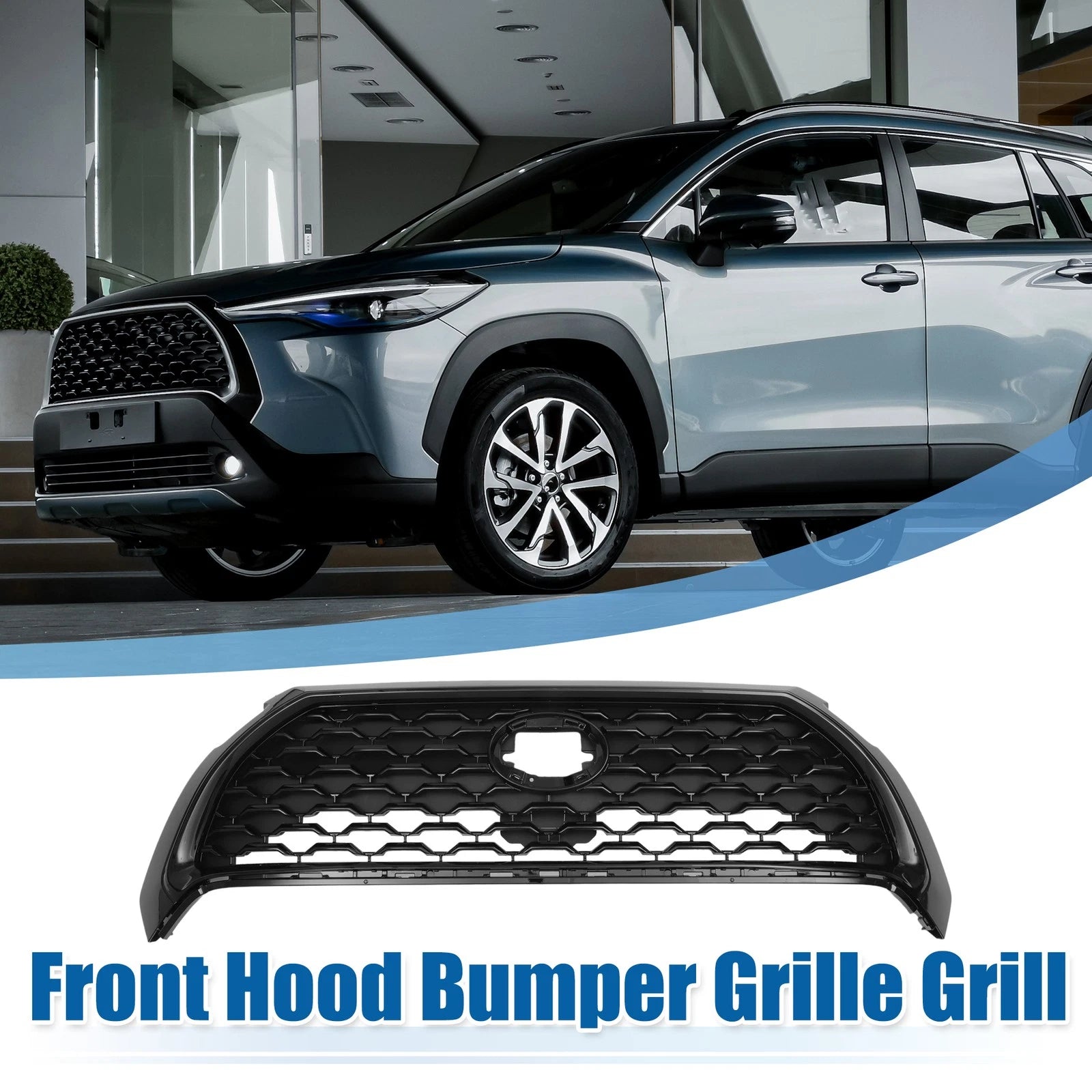 Front Hood Bumper Grille Grill for Toyota Corolla Cross (2022–2023) No.531000A130