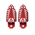 Universal Fork Dust Shock Absorber Spring Covers for Motorcycle ATV Red