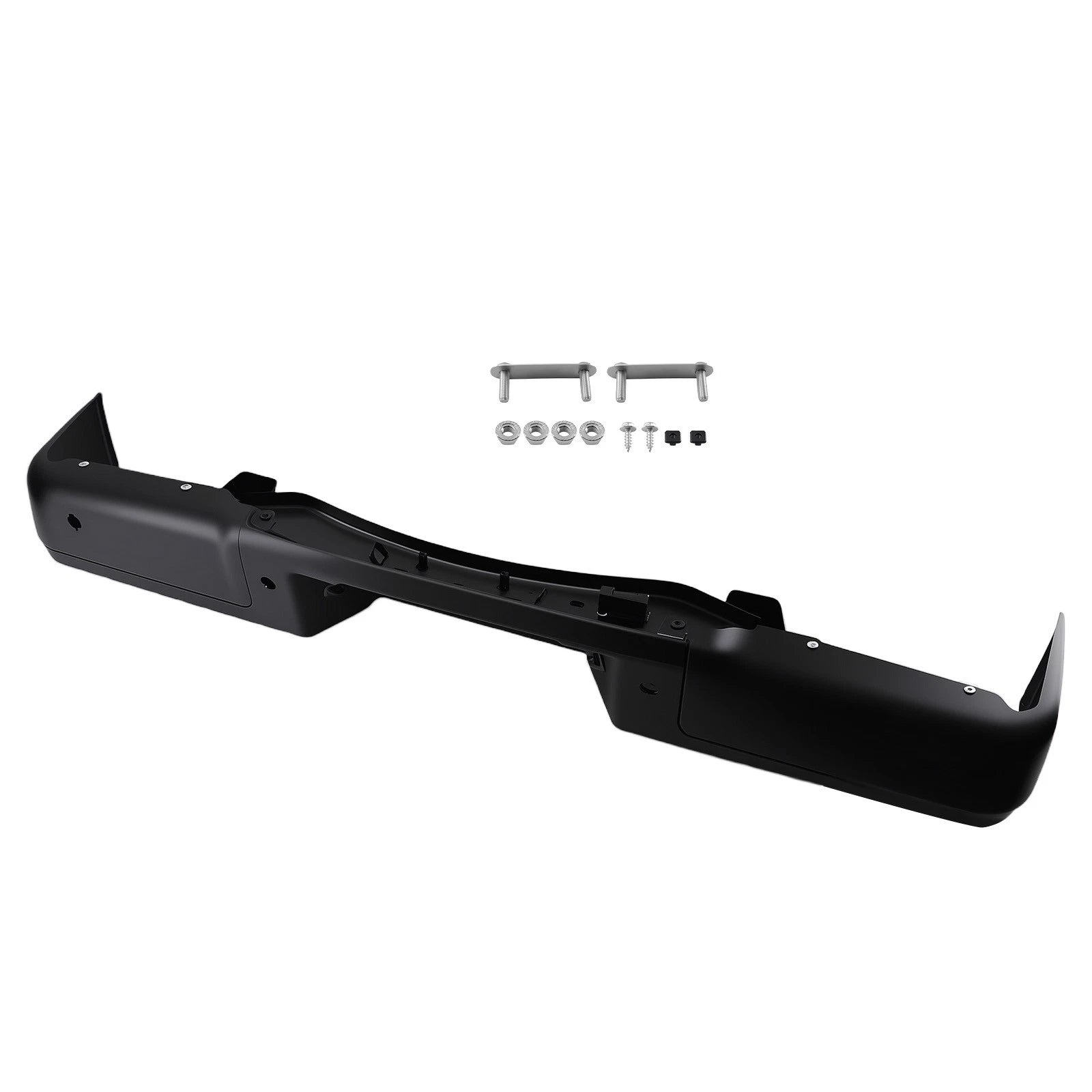 Black Steel Rear Bumper for Ford F-150 (2009–2014)