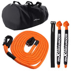 Kinetic Rescue Rope 30ft x 1in for SUV Off-Road (14 Tons, Soft Shackles Kit)