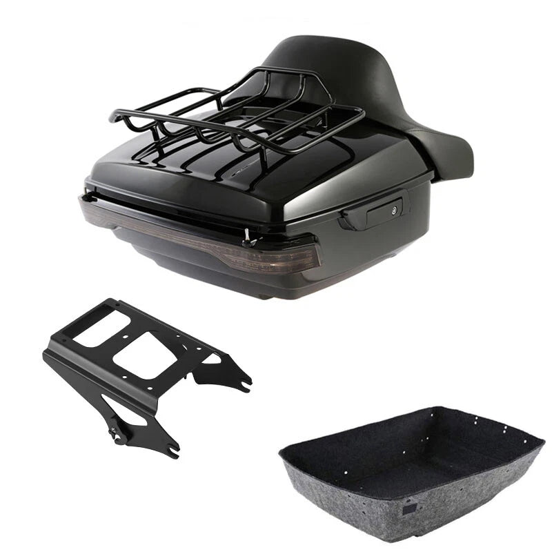 LED Trunk Pad Mount Rack for Harley Electra Glide (2009–2013)