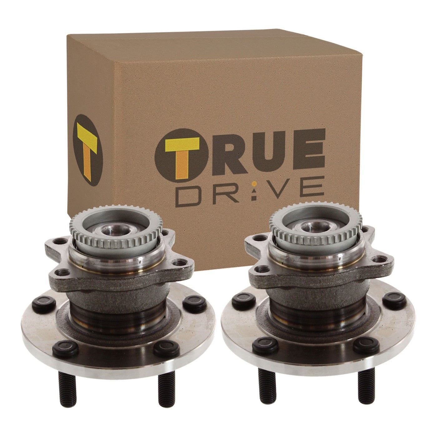 Set of 2 Wheel Hubs for Mitsubishi Galant (2004–2012) Rear with Bearing