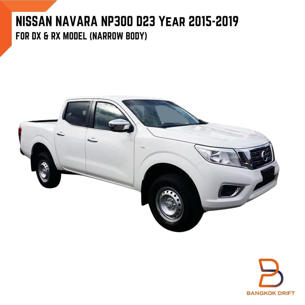 Glossy Black Fender Flares for Nissan Navara NP300 D23 Narrowbody (15-19)