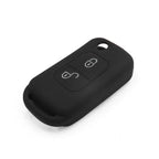 Black Silicone Key Fob Cover Case for Mercedes Benz 124 126 W140 (1980-1995)