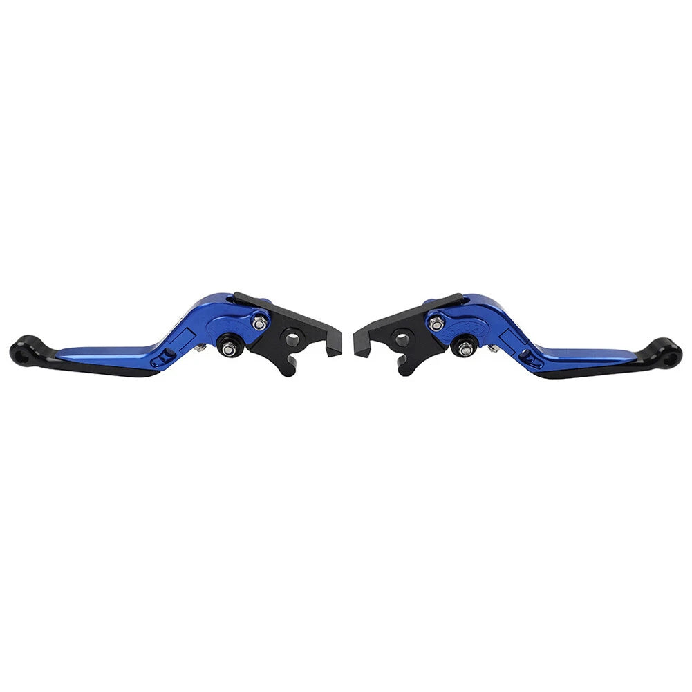 CNC Blue Extendable Brake Clutch Levers for Kawasaki Z900RS (2018–2022) ZX6R ZX636