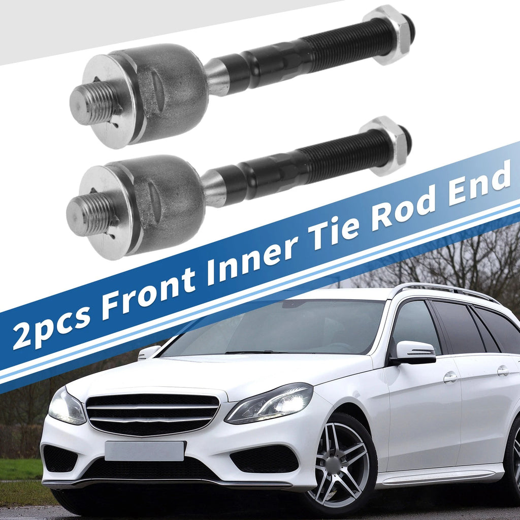 2 Pcs Front Inner Tie Rod End Links for Mercedes-Benz ML320 (1998–2003) EV80689