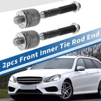 2 Pcs Front Inner Tie Rod End Links for Mercedes-Benz ML320 (1998–2003) EV80689