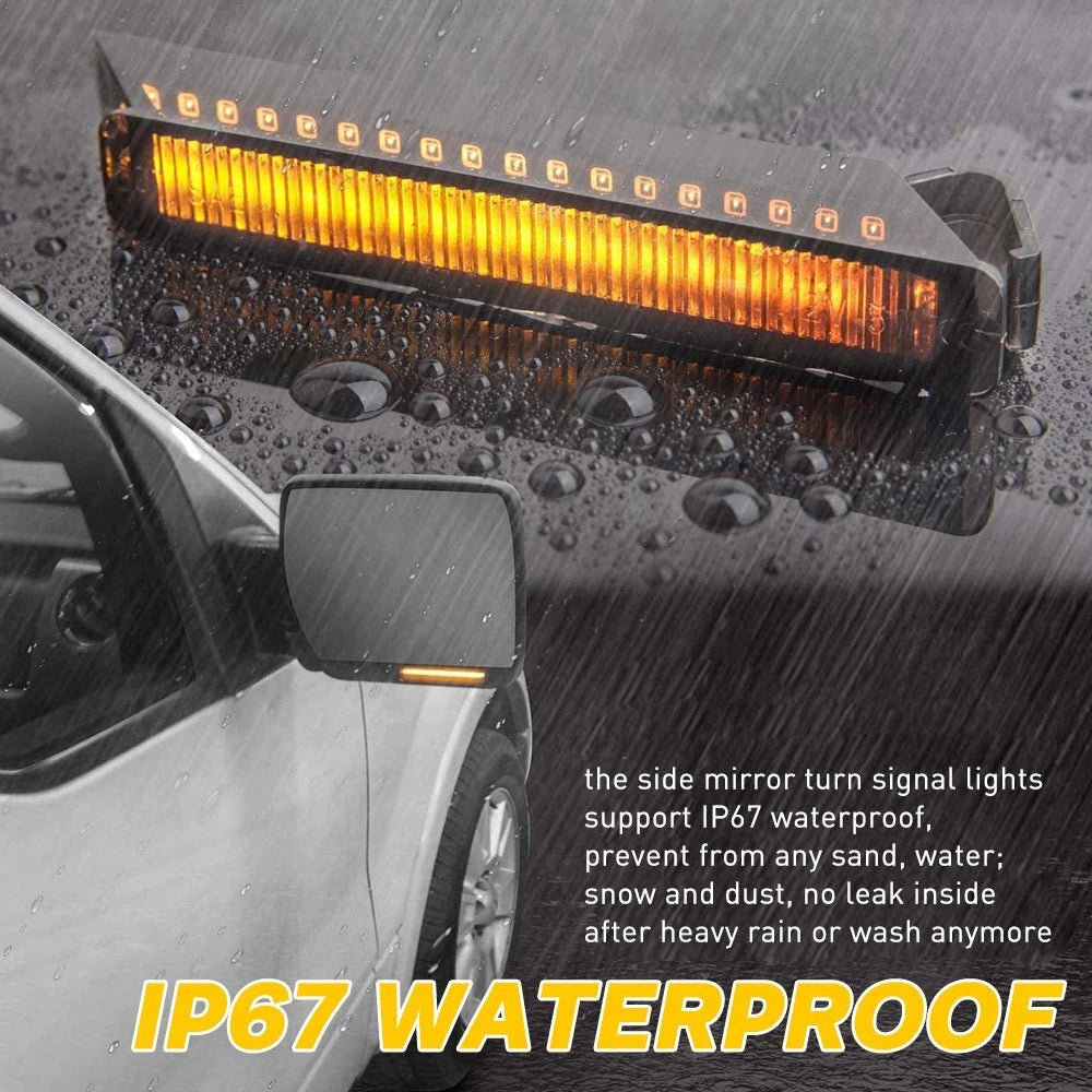 LED Under Side Mirror Turn Signal Lights for Ford F-150 (2004–2014)