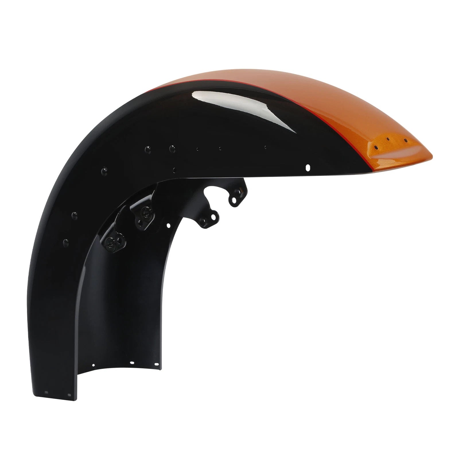 Front Fender for Harley Touring Electra Glide (2014–2025) Amber Whiskey Vivid Black