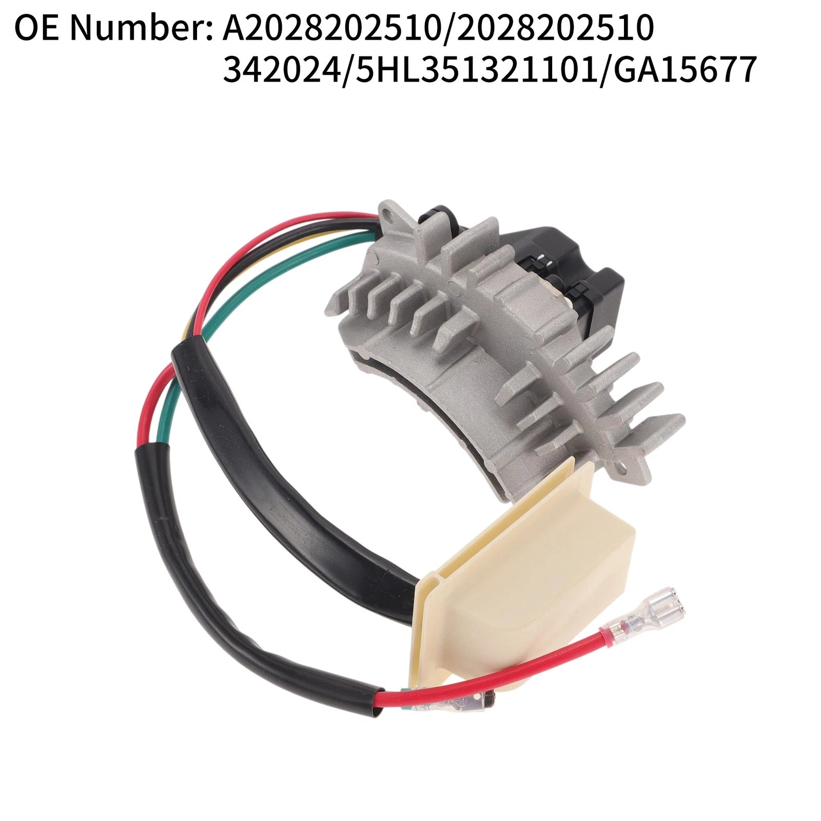 HVAC Blower Motor Resistor No.A2028202510 for Mercedes Benz W202 (1993–2000)