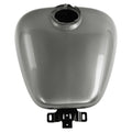 6 Gallon Fuel Gas Tank for Harley Road Glide (2008–2024) Billet Silver/Vivid Black