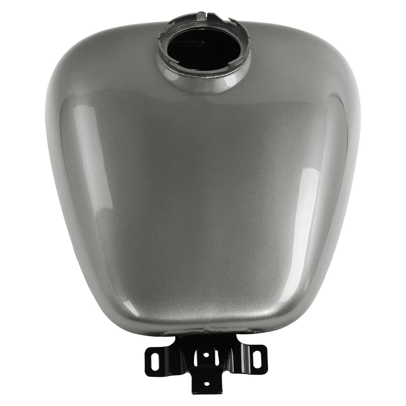 6 Gallon Fuel Gas Tank for Harley Road Glide (2008–2024) Billet Silver/Vivid Black