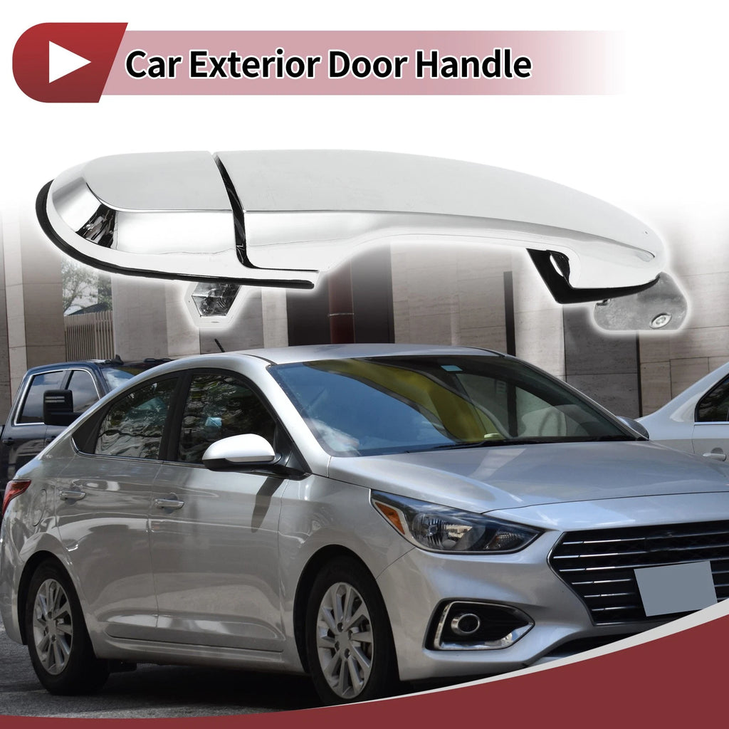 Car Door Handle Grip for Hyundai Tucson (2016–2023) No. 836502E010 Silver Tone