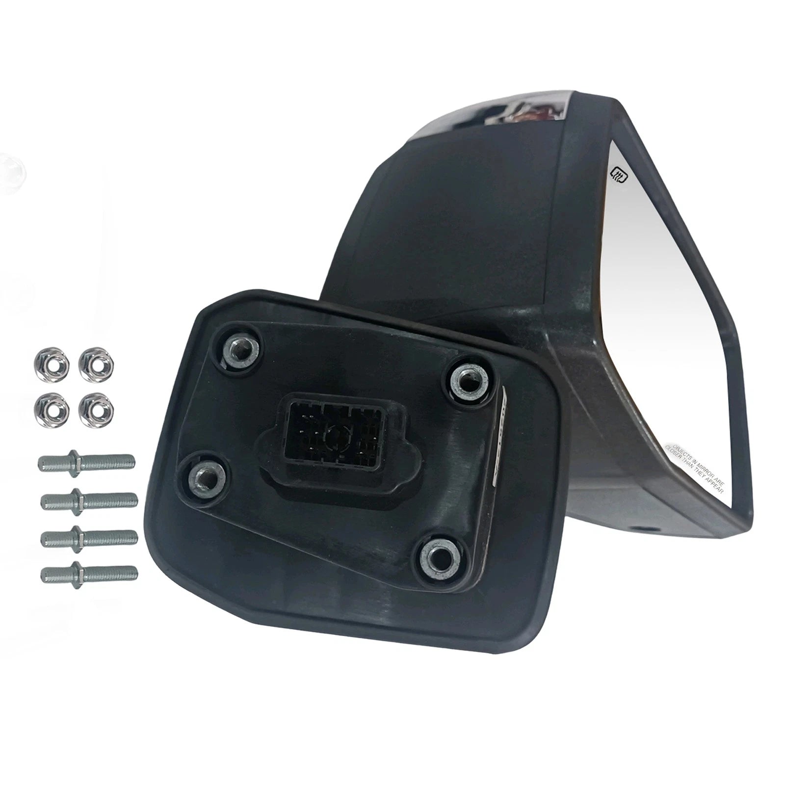 Chrome Power Manual Folding Heated Right Mirror for GMC Sierra 1500 (2019–2024)