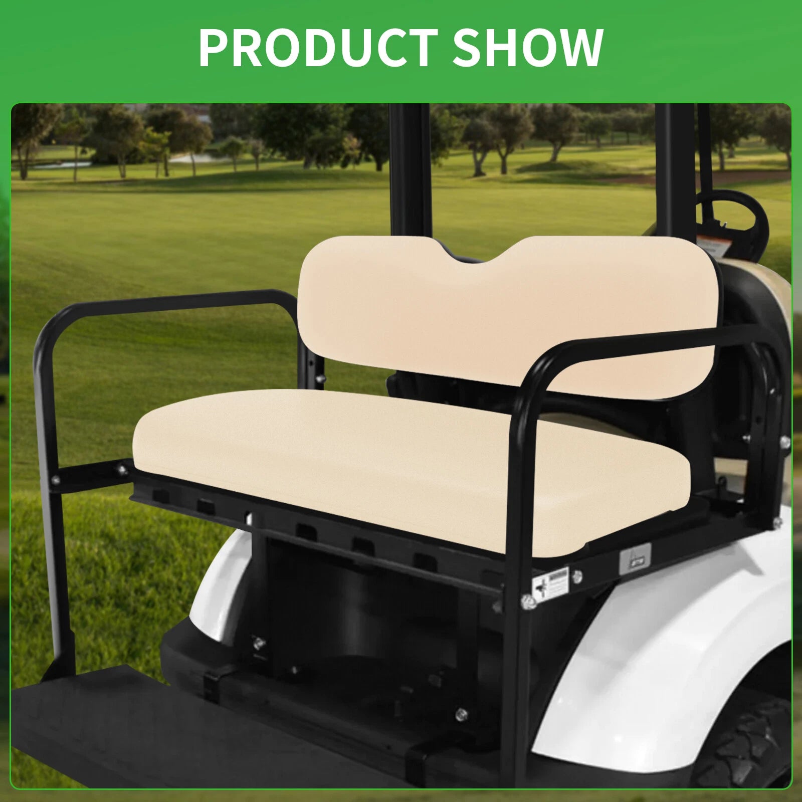 Rear Seat Cushion Set for Universal Golf Cart (All Years)