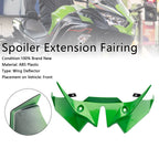 Front Downforce Spoiler Extension for Kawasaki Z650 (2021–2024) Dark Green