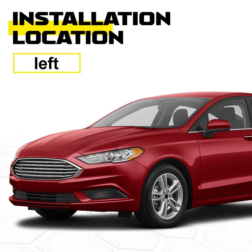 Fog Light Lamp Cover Bezel Grille for Ford Fusion (2017–2018)