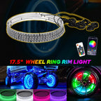 2X RGBW LED Wheel Ring Lights for Car Truck Rim (MICTUNING)